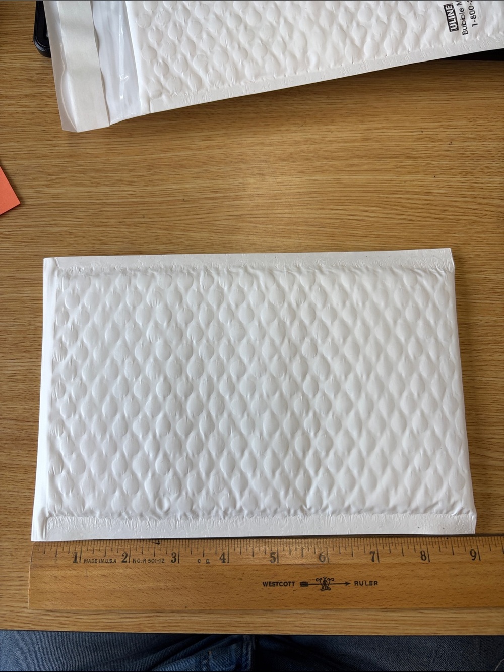 ULINE White Bubble Mailers - Padded Shipping Envelopes - Picture 2 of 3